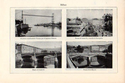 LAMINA V44068: Puentes en Bilbao