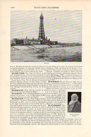 LAMINA V44111: Vista de Blackpool