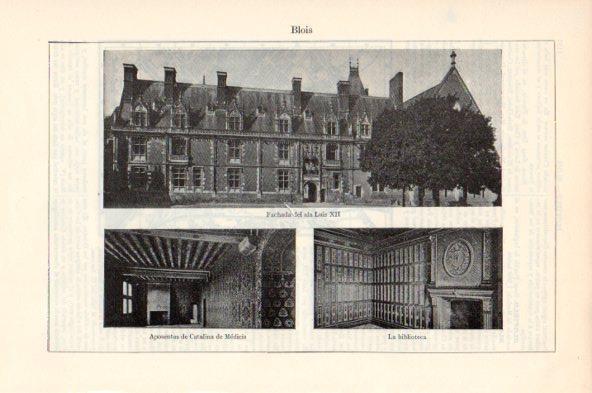 LAMINA V44121: Castillo de Blois, Francia