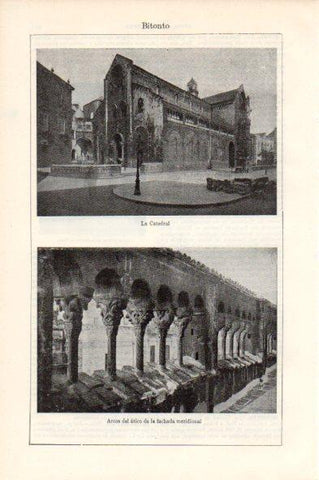 LAMINA V44094: Catedral de Bitonto, Italia