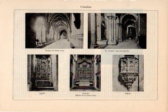 LAMINA V43719: Iglesia de la Santa Cruz en Coimbra