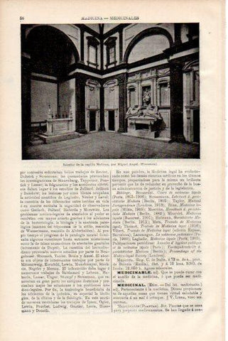 LAMINA V43727: Capilla Medicea por Miguel Angel