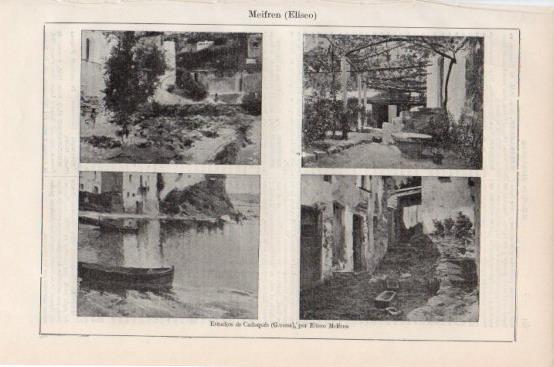 LAMINA V43760: Estudios de Cadaques por Eliseo Meifren