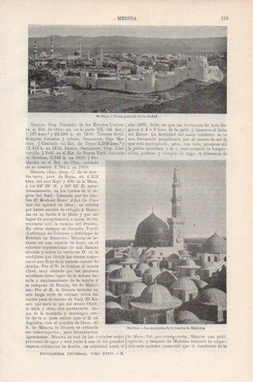 LAMINA V43738: Vista de Medina, Arabia Saudita