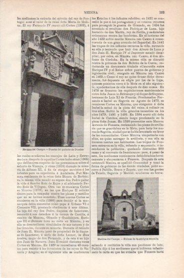 LAMINA V43743: Muralla y Palacio de Dueñas en Medina del Campo