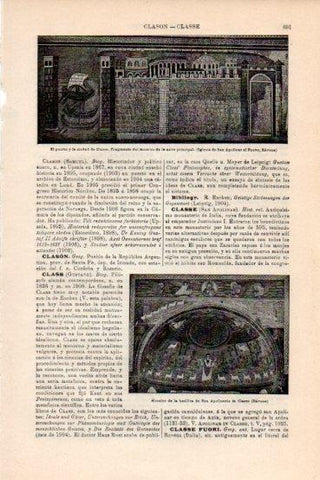 LAMINA V43648: Mosaico basilica de San Apolinar el Nuevo, Ravena