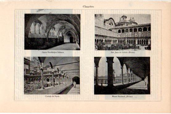 LAMINA V43653: Claustro