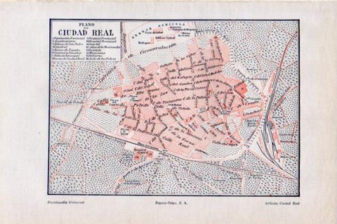 LAMINA V43627: Plano de Ciudad Real
