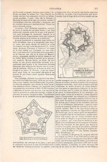 LAMINA V43634: Planos de las ciudadelas de Barcelona y Amberes
