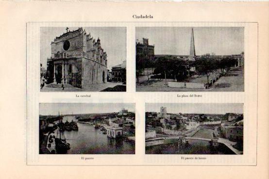 LAMINA V43635: Vistas de Ciudadela o Ciutadella, Menorca