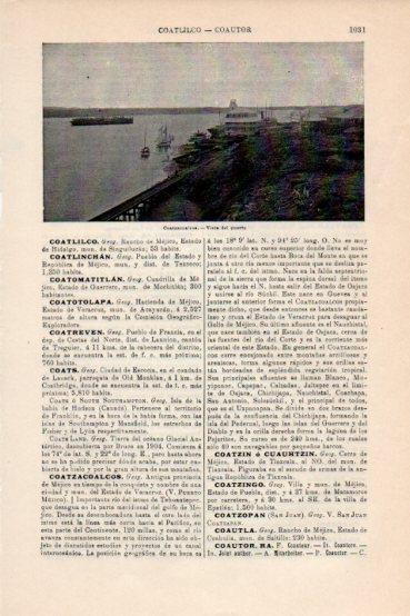 LAMINA V43678: Vista del puerto de Coatzacoalcos, Mejico