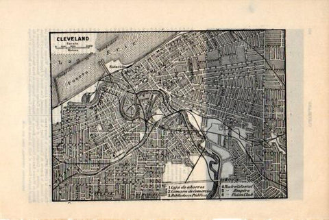 LAMINA V43684: Plano de Cleveland