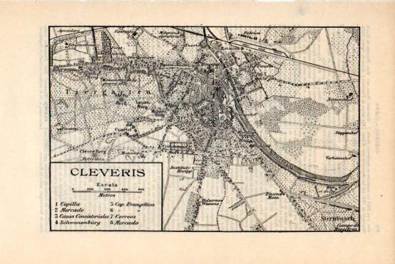 LAMINA V43685: Plano de Cleveris, Alemania