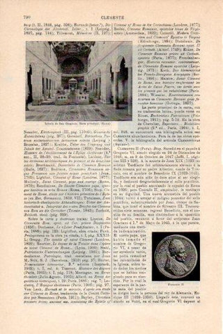 LAMINA V43660: Iglesia de San Clemente, Roma