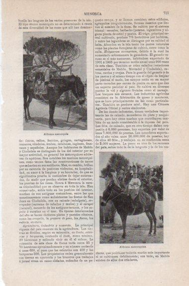 LAMINA V43841: Aldeano y Aldeana de Menorca