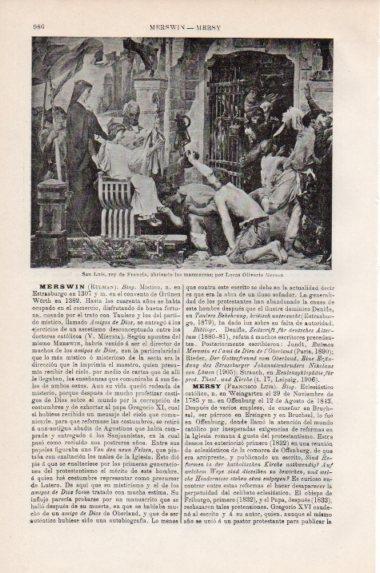 LAMINA V43896: San Luis abriendo las mazmorras por Lucas O. Merson