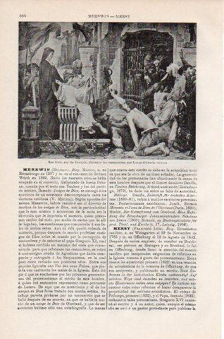 LAMINA V43896: San Luis abriendo las mazmorras por Lucas O. Merson
