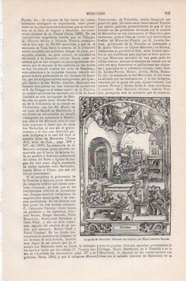 LAMINA V43876: Alegoria de Mercurio por Hans L. Beham