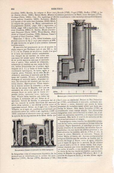LAMINA V43878: Hornos para obtener el mercurio en Idria