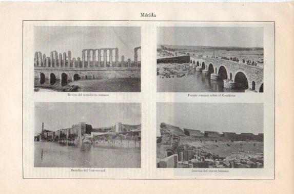 LAMINA V43881: Acueducto Puente y Teatro en Merida