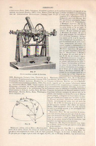 LAMINA V43891: Circulo meridiano acodado de Bamberg