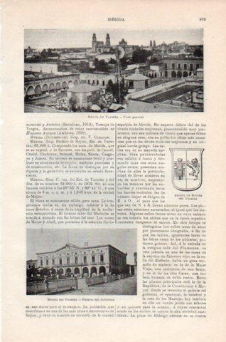 LAMINA V43885: Vista general de Merida del Yucatan
