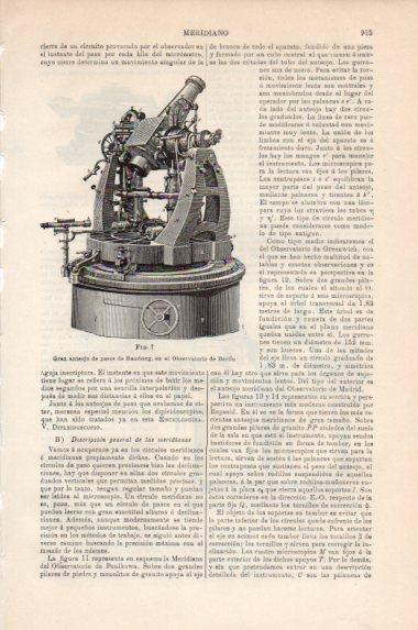 LAMINA V43889: Anteojo de pasos de Bamberg, Observatorio de Berlin