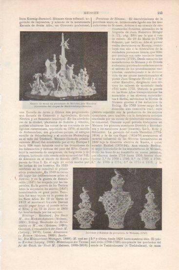 LAMINA V43766: Porcelana de Meissen