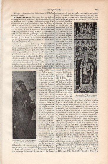 LAMINA V43813: Melquisedec por Juan de Juanes