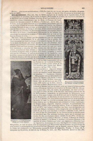 LAMINA V43813: Melquisedec por Juan de Juanes