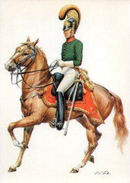 LAMINA V44198: Kaiserreich Osterreich um 1820. Offizier