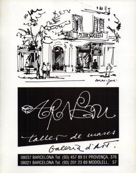 LAMINA V44405: Publicidad Arnau Galeria d'Art, Barcelona