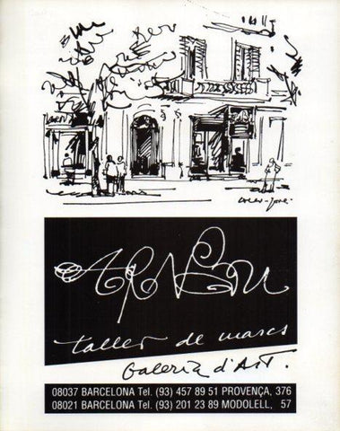 LAMINA V44405: Publicidad Arnau Galeria d'Art, Barcelona