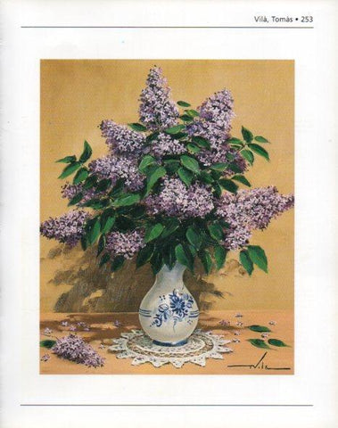 LAMINA V44409: Jarron con flores por Tomas Vila