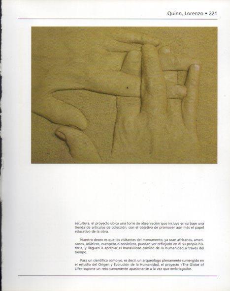 LAMINA V44425: Dedos entrelazados por Lorenzo Quinn