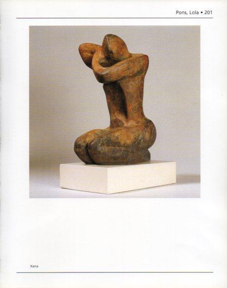 LAMINA V44435: Escultura por Lola Pons