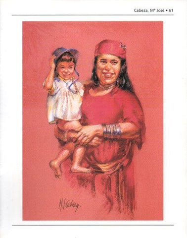 LAMINA V44468: Mujer con niño por Mª Jose Cabeza