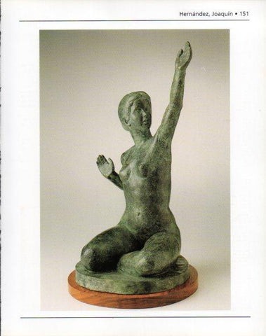 LAMINA V44459: Escultura de mujer por Joaquin Hernandez