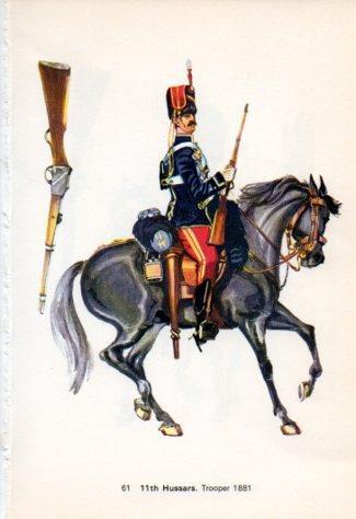 LAMINA V44252: 11th Hussars. Trooper 1881