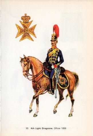 LAMINA V44249: 4th Light Dragoons. Officer 1856