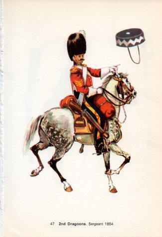 LAMINA V44245: 2nd Dragoons. Sergeant 1854