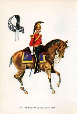 LAMINA V44241: 3rd Dragoon Guards. Officer 1844