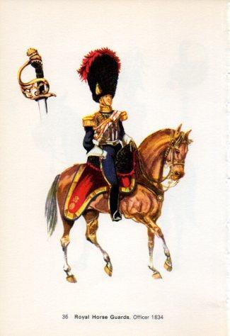 LAMINA V44239: Royal Horse Guards. Officer 1834
