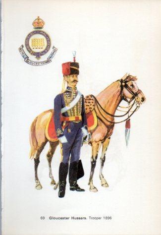 LAMINA V44256: Gloucester Hussars. Trooper 1896