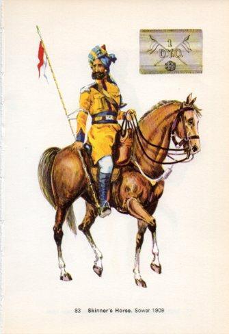 LAMINA V44263: Skinner's Horse. Sowar 1909