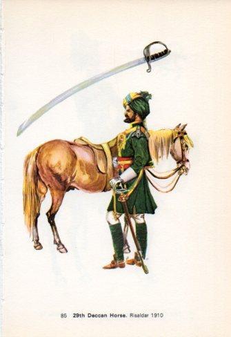 LAMINA V44264: 29 th Deccan Horse. Risaldar 1910