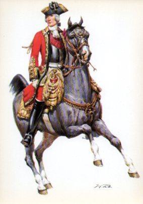LAMINA V44210: Grobbritannien 1747. Colonei
