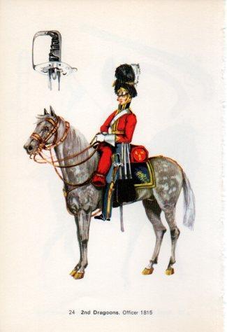 LAMINA V44233: 2nd Dragoons. Officer 1815