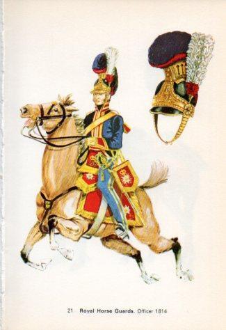 LAMINA V44232: Royal Horse Guards. Officer 1814