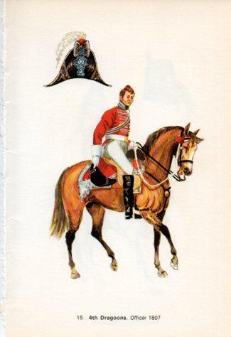 LAMINA V44229: 4th Dragoons. Officer 1807